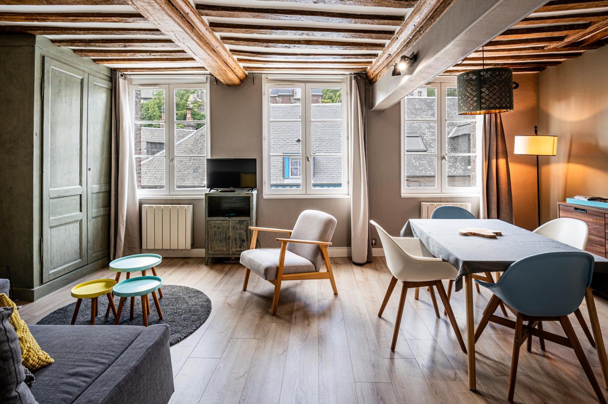 Cosy Loft - Plein Centre D'Honfleur Exterior foto